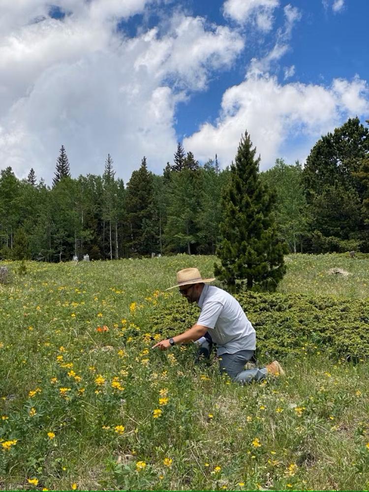 Julian Resasco at Elk Meadows