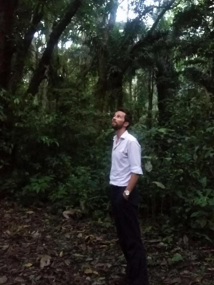 Lead author Peter Newton in the Amazonian state of Acre, Brazil. If you could find some kind of forest photo showing people or houses near a forest, perhaps from above, that could be a good header.