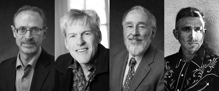 Noel Clark of physics, Stephen Graham Jones of English, Robert Pasnau of philosophy, and Kenneth P. Wright Jr. of integrative physiology.