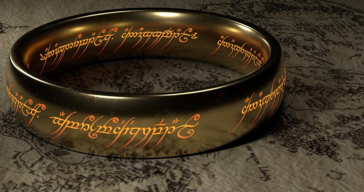 picture of the ring from Lord of the Rings