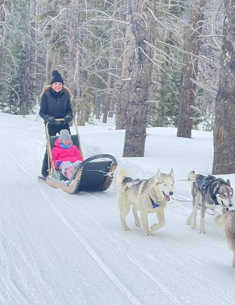 Garson dog sledding
