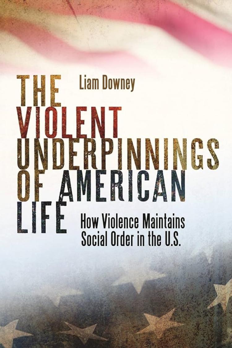 Book cover for 'The Violent Underpinnings of American Life'