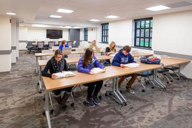 State-of-the-art classrooms in the newly renovated Ketchum Building