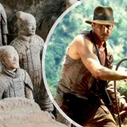 Terracotta Army and Harrison Ford as Indiana Jones