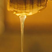 Dripping Honey Stock Photo