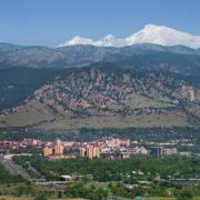 CU Boulder from the sky