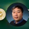 headshot of Xuedong Liu over National Academy of Inventors Fellow logo