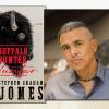 book cover of The Buffalo Hunter Hunter and portrait of Stephen Graham Jones