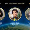 portraits of 2025 Frontiers Planet Prize winners