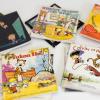 several Calvin and Hobbes anthology books
