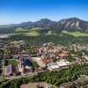 Aerial CU Boulder photograph