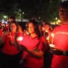 Candleight for trafficking victims