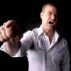 Angry yelling man