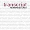 Cover of transcript