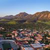 Aerial view of CU Boulder campus