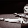 Donna Mejia performing at Elevations Tribal Fusion Festival, 2014. Photo by Carrie Meyer