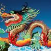 Chinese dragon sculpture