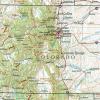 Map of the state of colorado