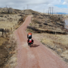 biking along a creek