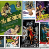 Collage of horror movie posters