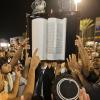 Simchat Torah celebrations in Netanya, Israel, in 2013.