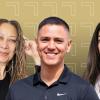 From left to right, Donna Mejia, Angel Sanchez and Paige Massey