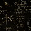 Image of blackboard with math equations