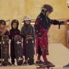 A class of girls at Skateistan in Kabul.