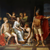 Painting of Hector and Paris from The Iliad