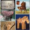 Images of horse artifacts and paintings