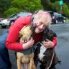 Woman with dog