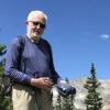 Josef Michl hiking in mountains