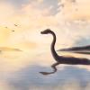 Loch Ness monster illustration