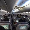 Inside a plane
