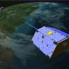 Illustration of the NASA Gravity Recovery and Climate Experiment, or GRACE. Image courtesy of NASA.