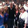 George Clooney, center, and Janet Robinson, to his left, pose in Telluride with members of Robinson's CU-Boulder class, part of Libby Arts Residential Academic Program.