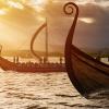 Nordic boats on the water
