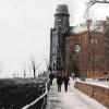 Old Main then and now