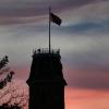 Old Main then and now