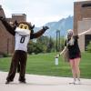 Chip on campus during move in day