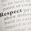 respect