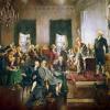 Scene at the US constitution