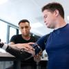 A man with a prosthetic arm