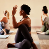 People doing yoga