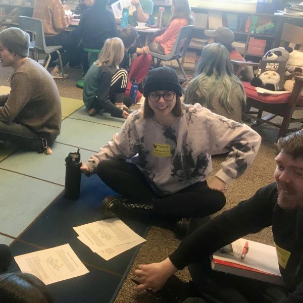 CU students collaborating in small groups