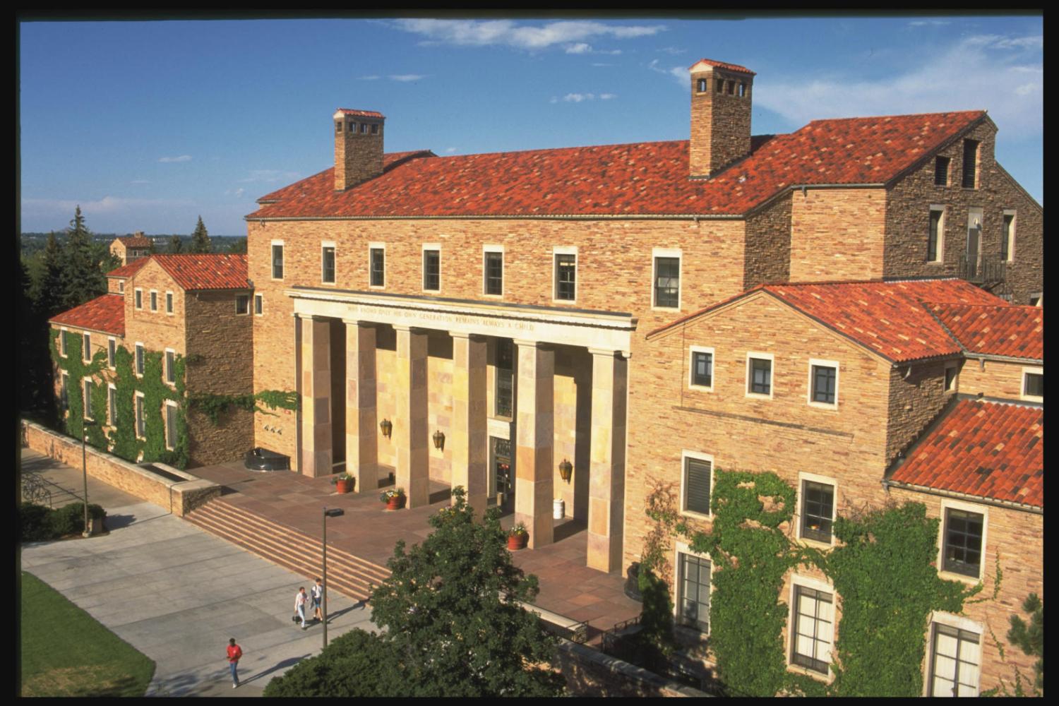 library on CU Boulder's campus