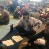 CU students collaborating in small groups