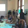 Faculty Fellows engaged in an interactive design session