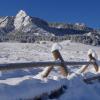flatirons in the winter