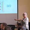 Melanie Cooper presents to the Faculty Fellows